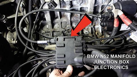 bmw engine junction box n51 opened up|Easy.